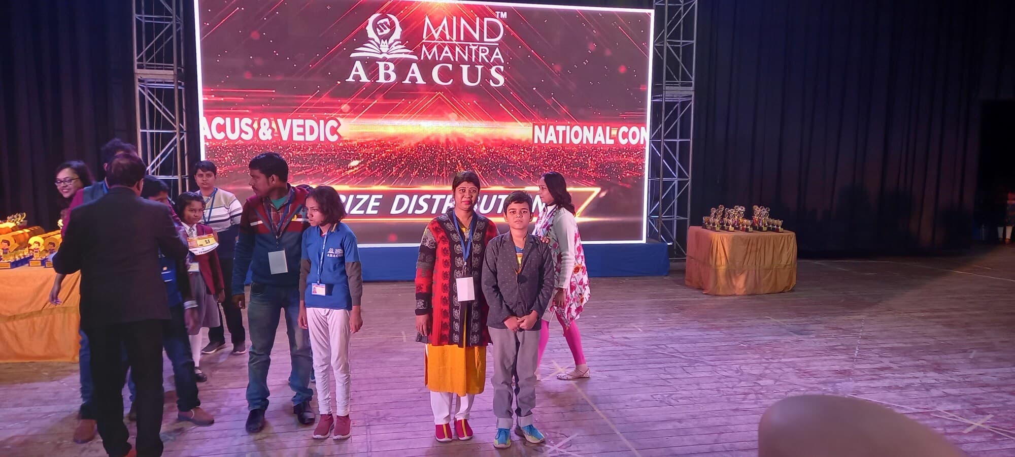 Imagine Abacus students at an achievement event